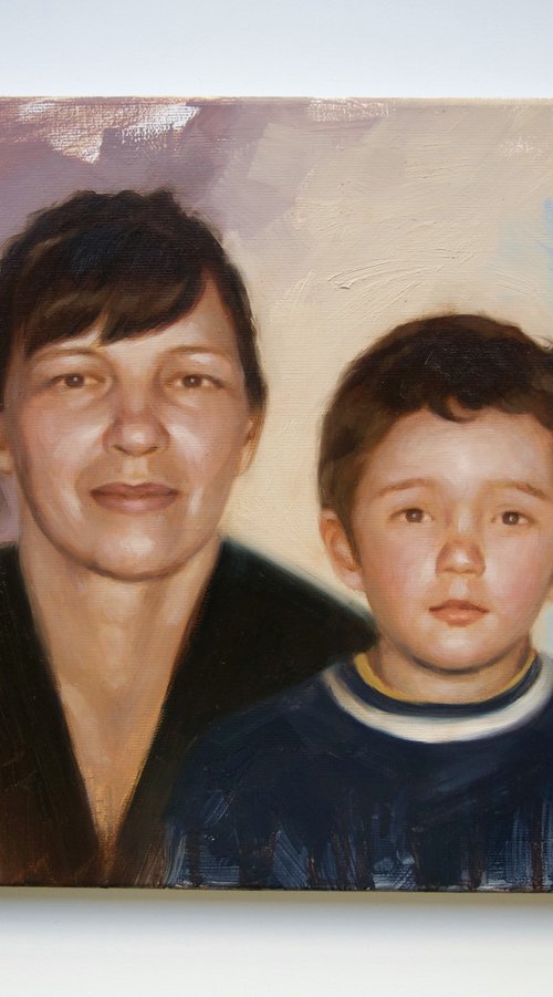 COMMISSION PORTRAIT PAINTING by Anna Bernadskaya