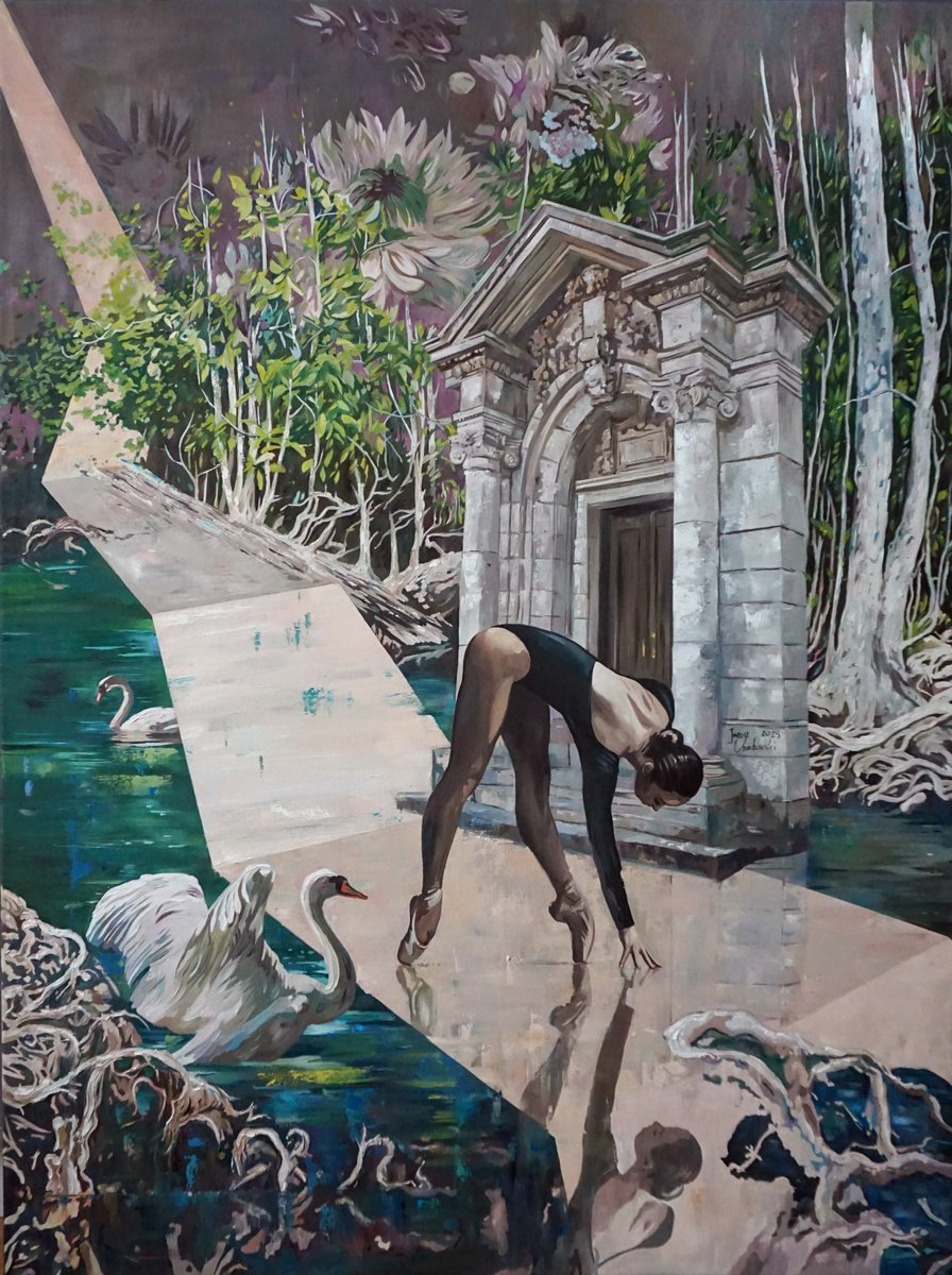 Janusz Orzechowski | Original  Painting | Crossing To The Other Side Iv | 90 X 120Cm | Artwork For Sale On Artfinder