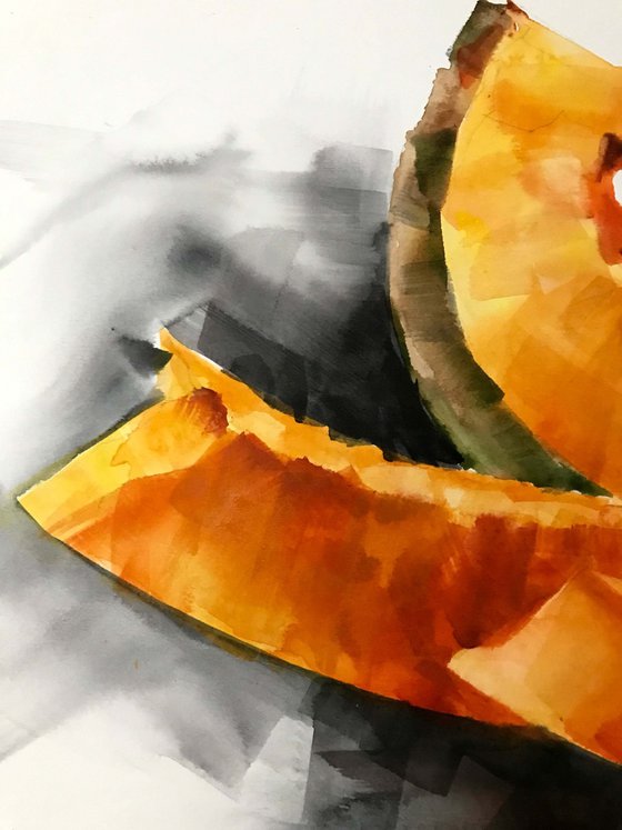 Autumn fruits. one of a kind. original painting. gift.