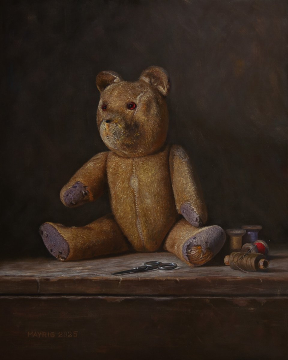 Photorealistic Still Life Oil Painting By Mayrig Simonjan, 16 X 20", Nevertheless You