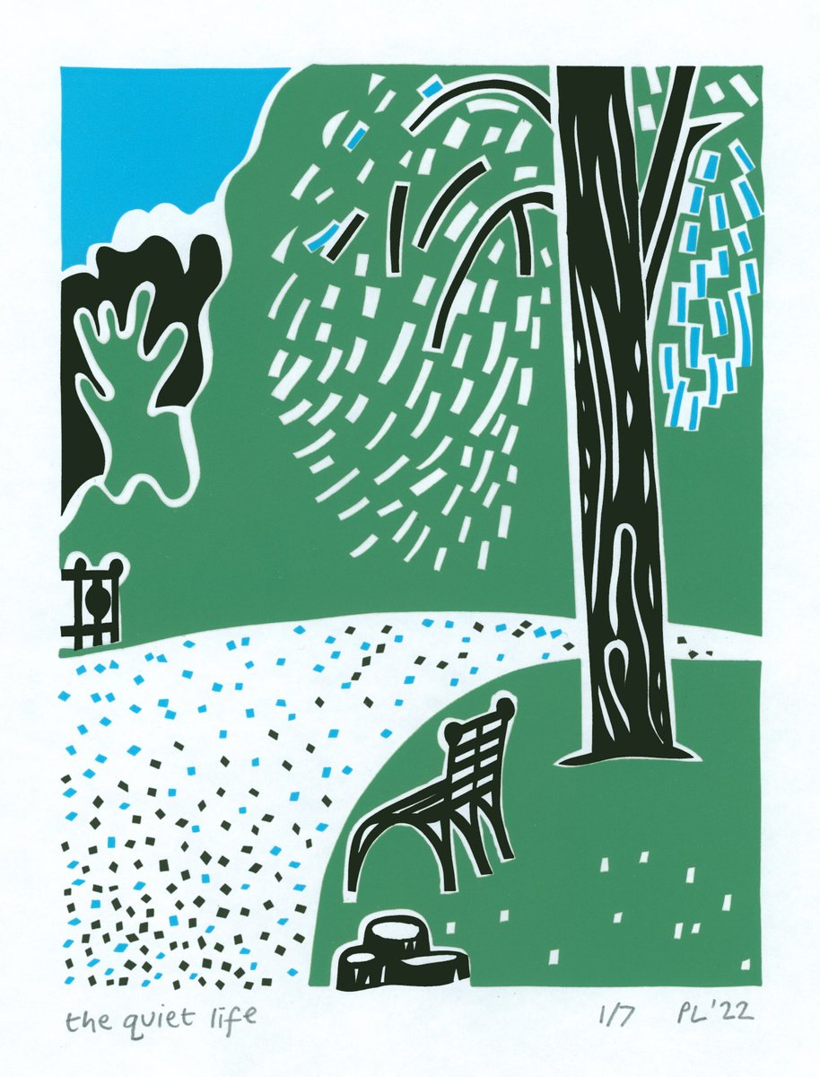 Expressive Print , The Quiet Life By Peter Long, 11 X 15, Artwork For Sale On Artfinder