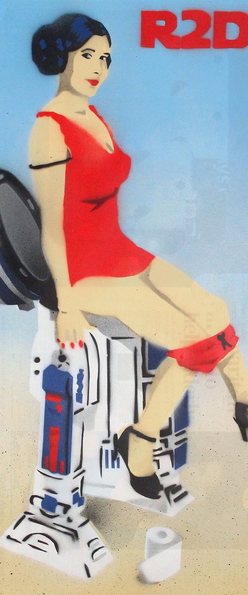 R2D2P (ON AN URBOX). by Juan Sly