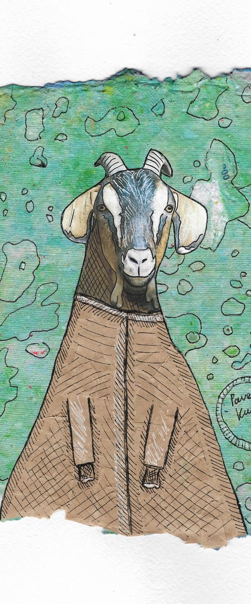 Crazy goat by Pavel Kuragin