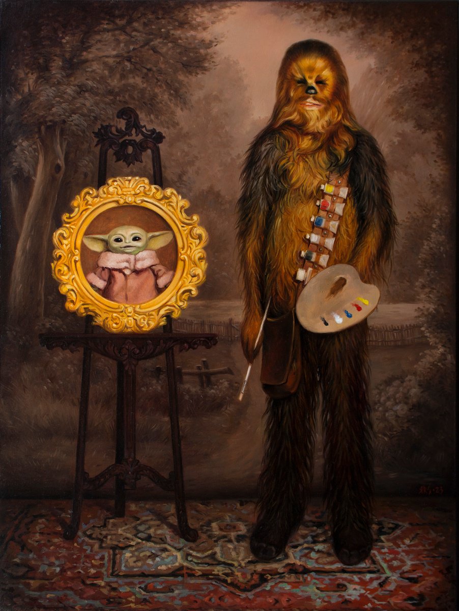 Impressionistic Portrait Oil Painting By Yaroslav Sobol, 18 X 24", Big Master, Original Artwork