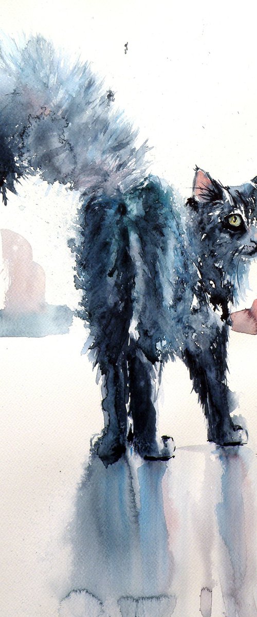 Black cat IV by Kovács Anna Brigitta