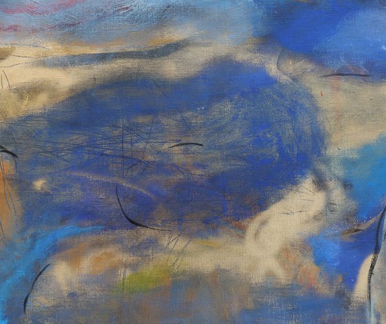 Landscape with Lake and Clouds