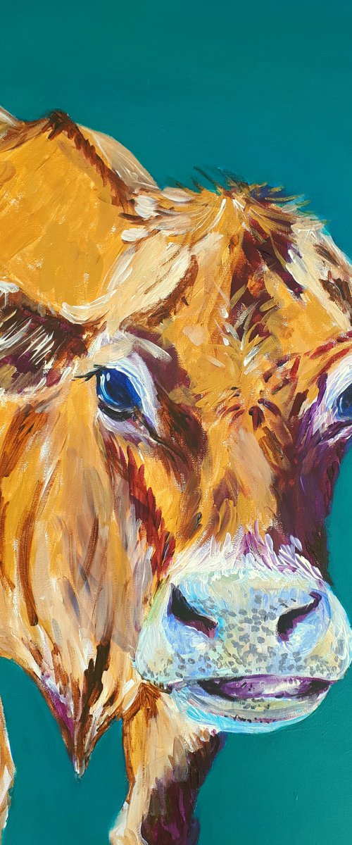 "Brown Cow" by Marily Valkijainen