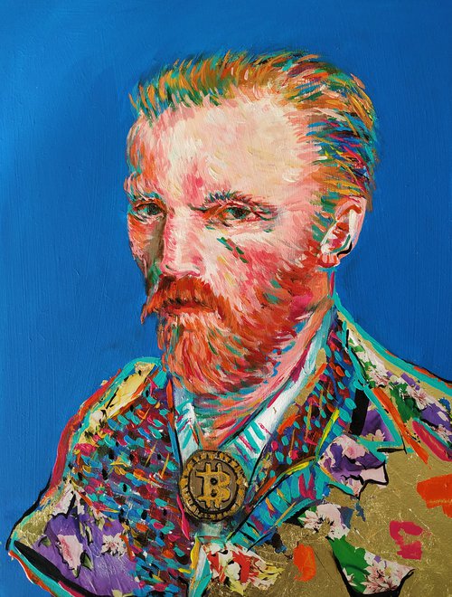 Van Gogh Loves Bitcoin by Antigoni Tziora