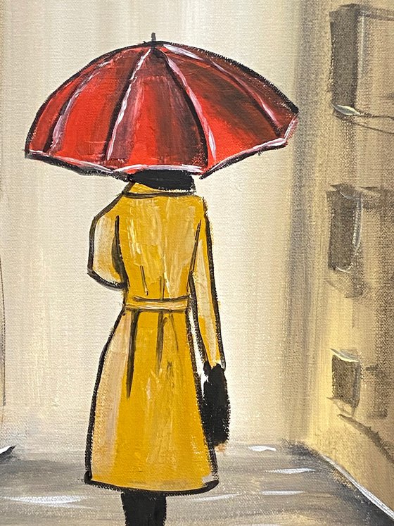 Lady With the Red Umbrella 6