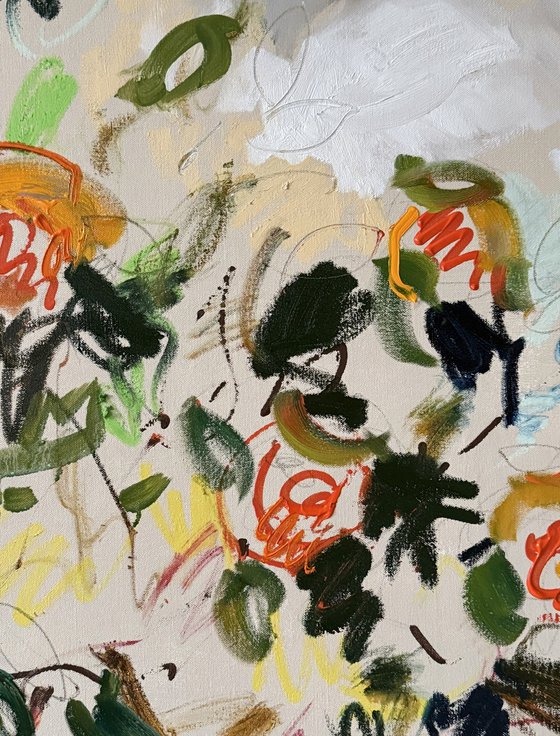 Happiness is an orange tree.