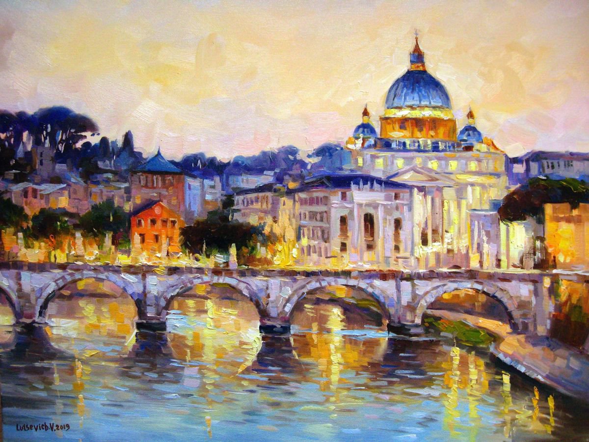 Eternal Rome Oil painting by Vladimir Lutsevich Artfinder