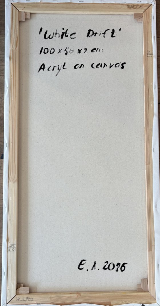 White Drift 50x100x2 cm
