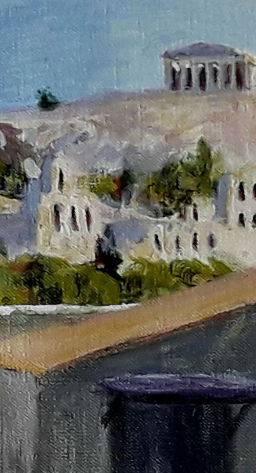 Acropolis view,Athens,Greece by Dimitris Voyiazoglou