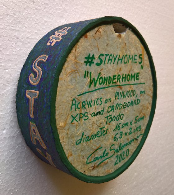 STAYHOME 5, WONDERHOME - ( 16 x 5 cm )