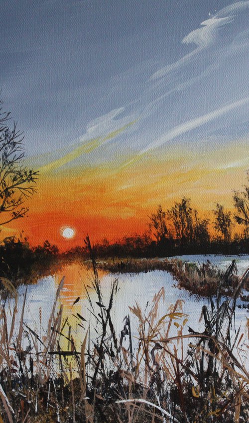 Cold and Frosty Morning by Valerie Jobes