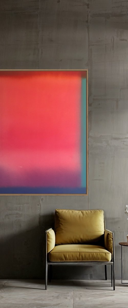 Abstract 'Beyond Pink' by Makarova Abstract Art