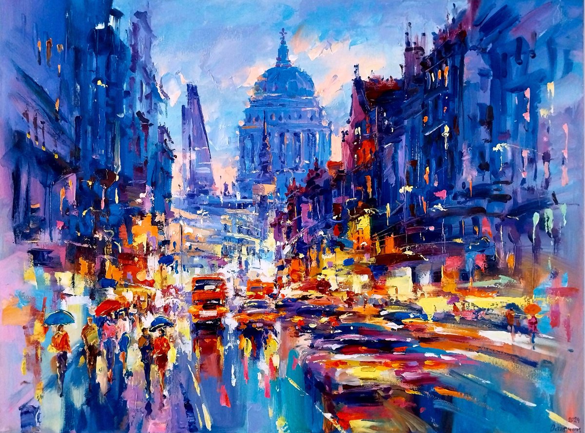 Abstract cityscape (London) by Andrej  Ostapchuk