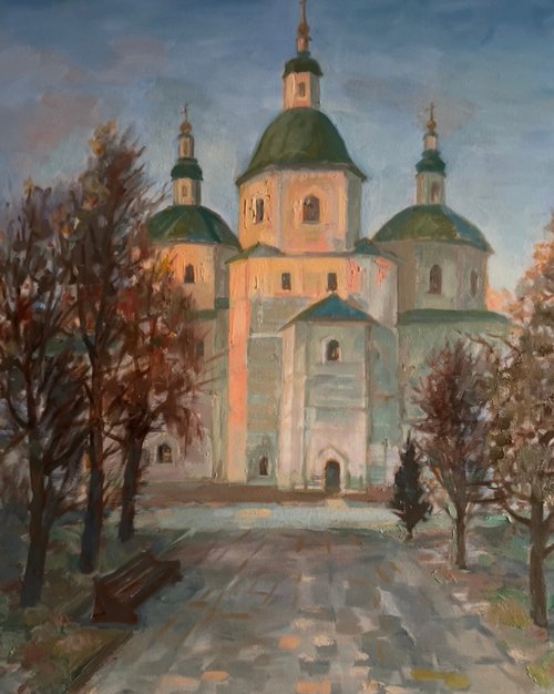 Artwork from Ukraine Cossack church by Roman Sergienko