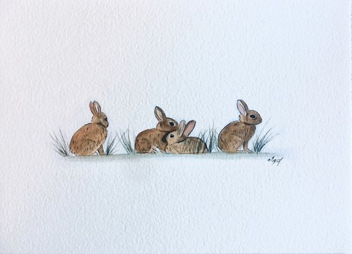 Bunnies by Amelia Taylor