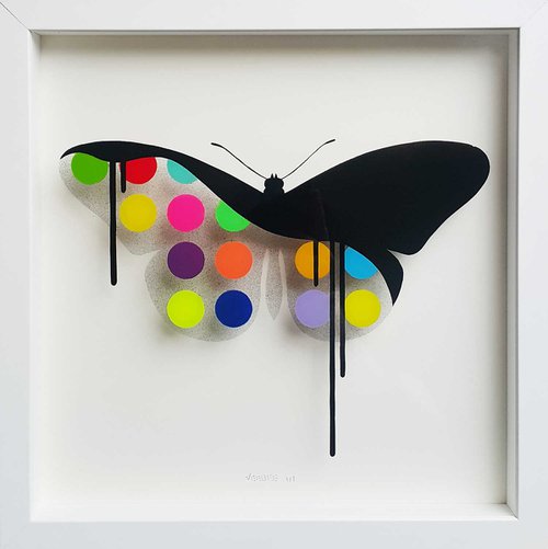 Glass Butterfly - Smoke by Veebee .