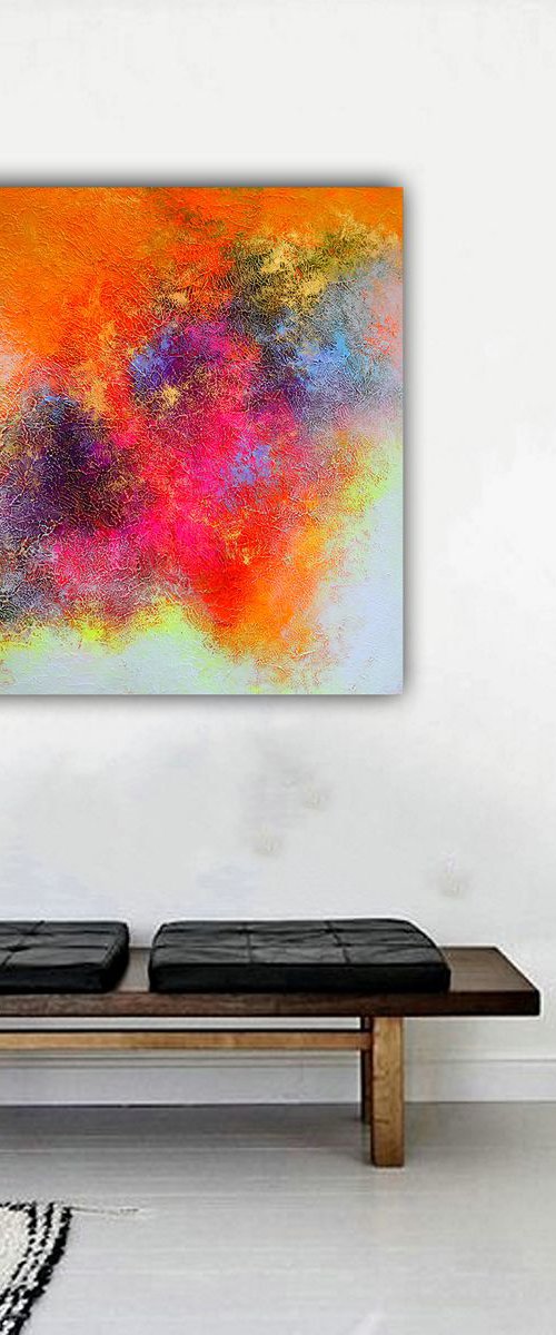 100x100cm. / Large painting / Alex Senchenko © 2019 / Episode 72 by Alex Senchenko
