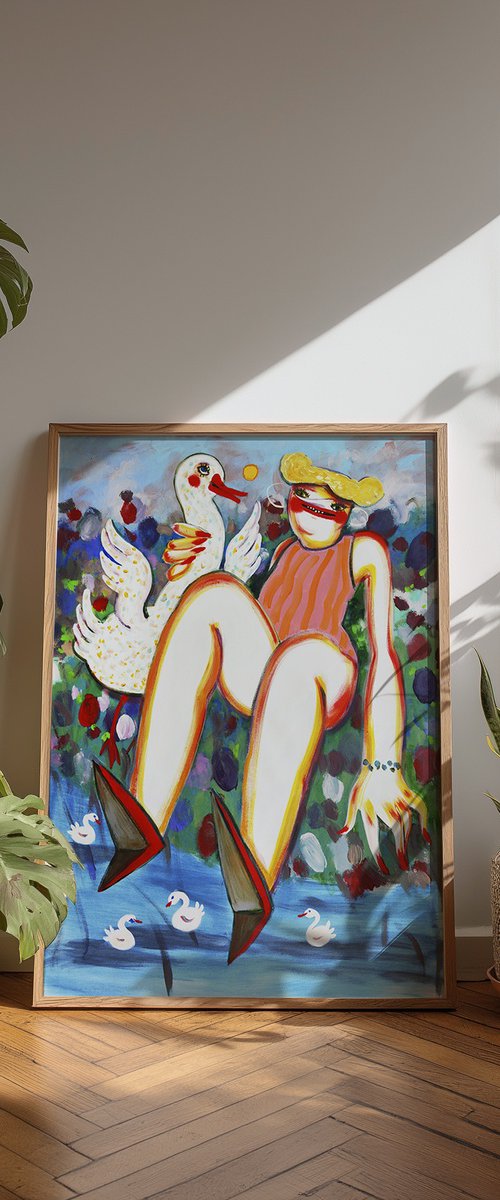 Water Birds Society by YANA MEDOW