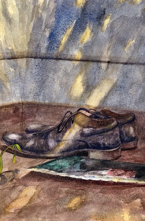 Barefoot farewell by Mazen Ghurbal