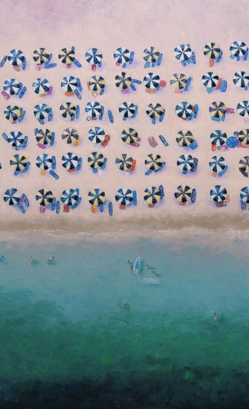 Greek Beach by Anastasia Woron