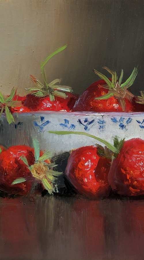 Bowl fo Strawberries by Pascal Giroud
