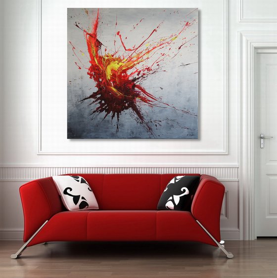 Eruption (Spirits Of Skies 100130) (100 x 100 cm) XXL (40 x 40 inches)