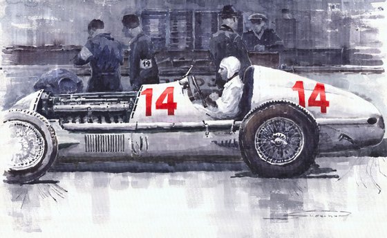 1936 Monaco GP Mercedes W25C Manfred von Brauchitsch