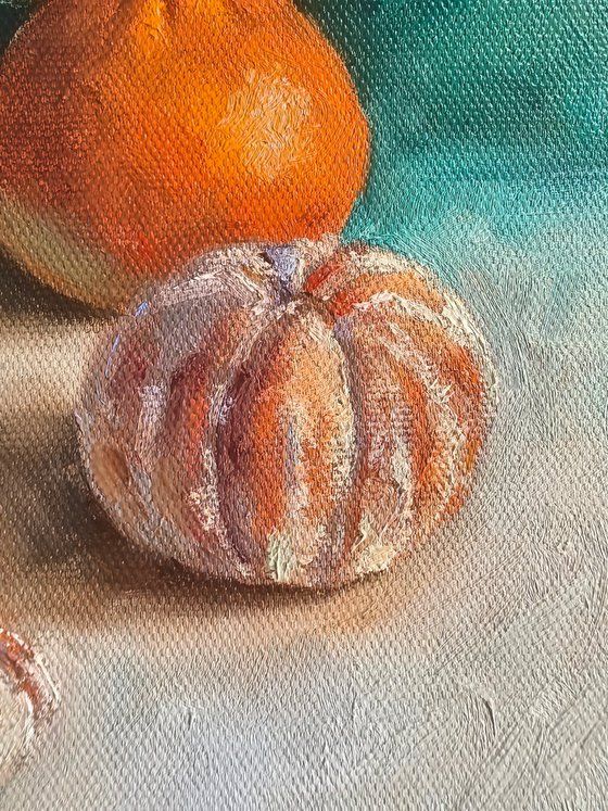 Tangerines fruit still life