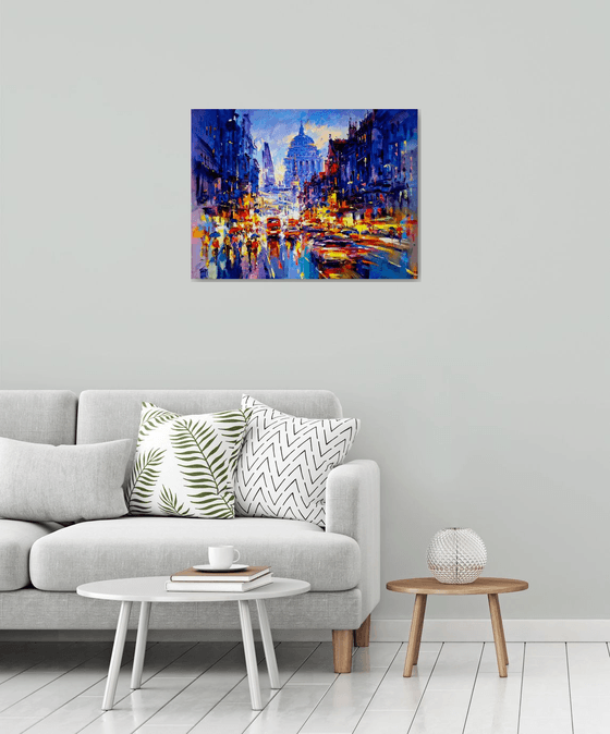 Abstract cityscape (London)