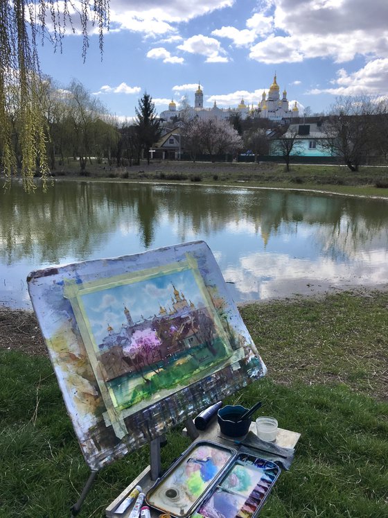 Spring in the Pochaiv Lavra