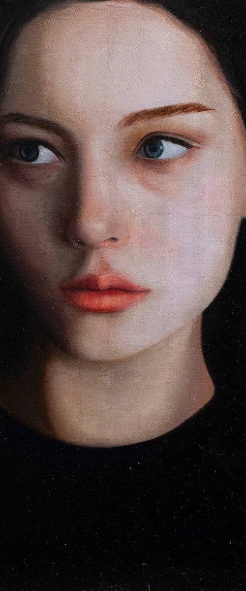 Portrait of woman during Pandemic 5 by Gennaro Santaniello
