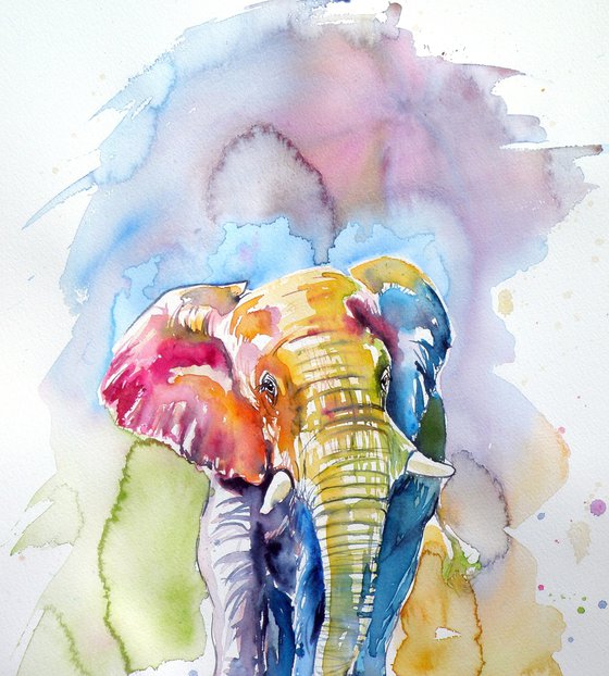 Colorful elephant