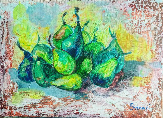 Pears still life