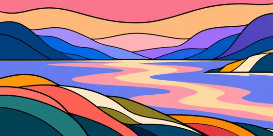 Flowing Landscape #50
