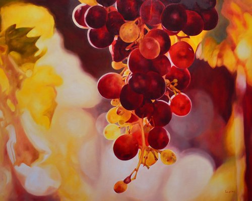 Mediterranean grapes 2. by Cene gal Istvan