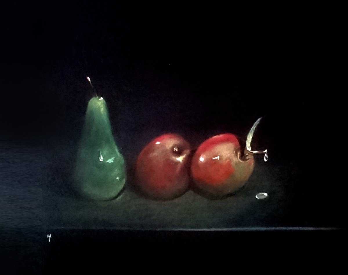 Pear and Apples by Alan Harris