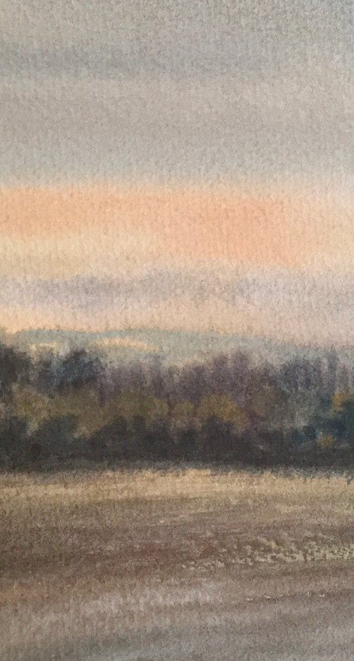 Rushmore landscape at dusk by Samantha Adams