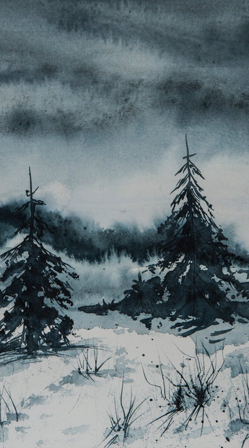 Winter landscape by Aneta Gajos
