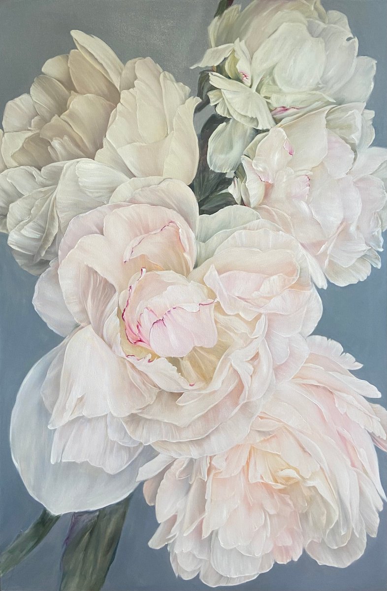 Clouds of peonies by Alexandra Ozerova