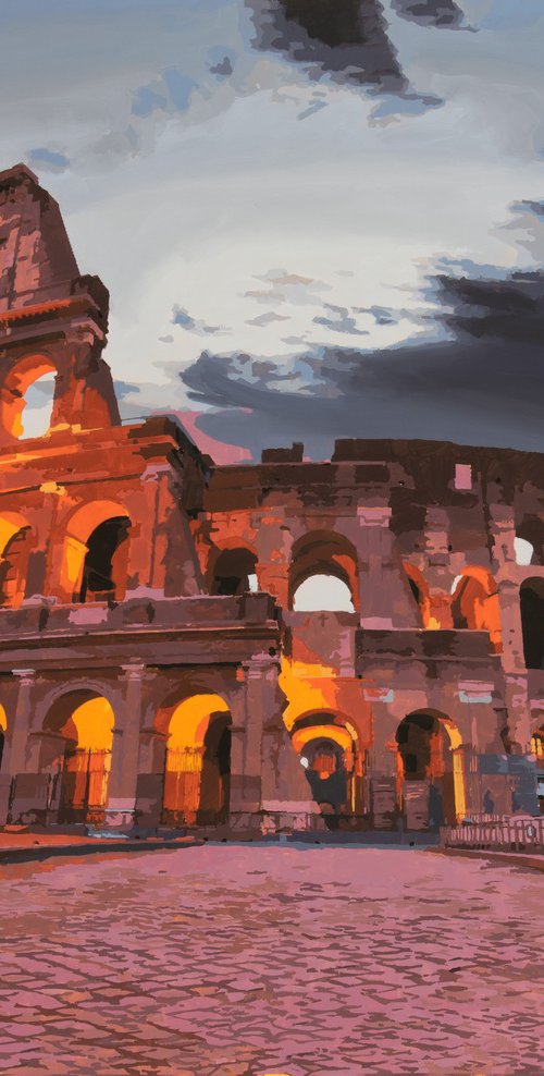 Colosseo Sunset by Marco Barberio