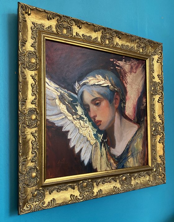 Melancholy Gold Angel