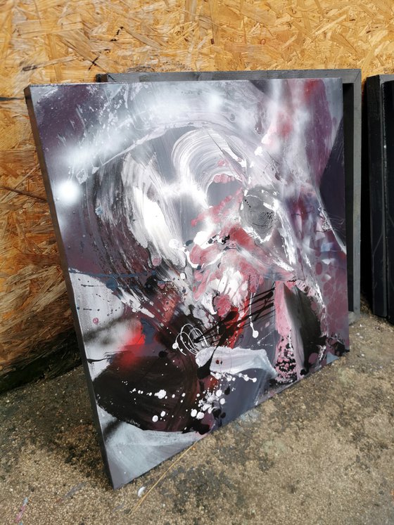 Large Unique Abstract Painting Chopin Music By Kloska