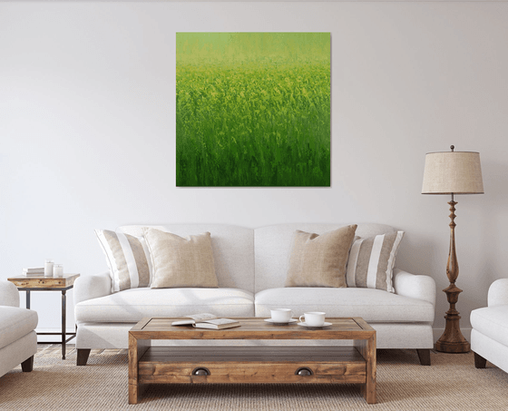 Green Hues - Color Field