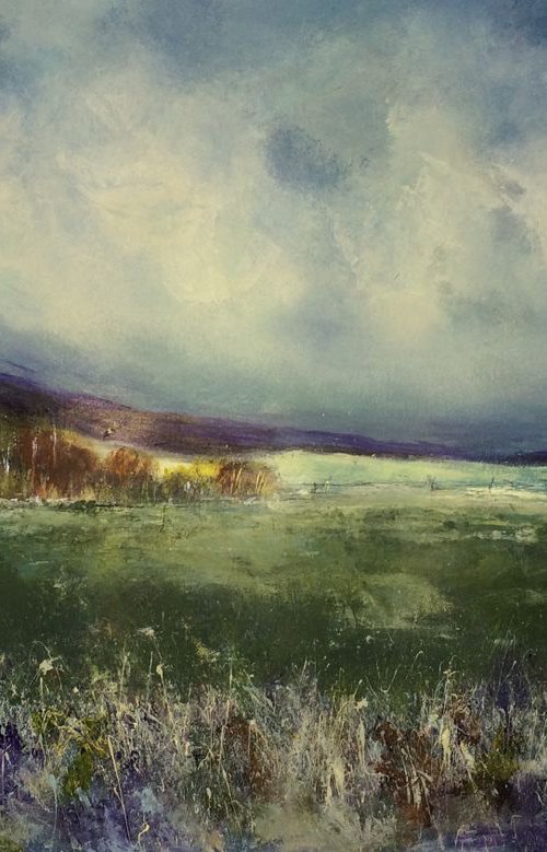 'Purple Haze On The Moor IIl by Maxine Anne  Martin