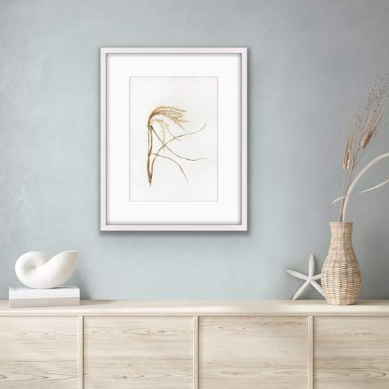 A dance in the wind. Original watercolor artwork.