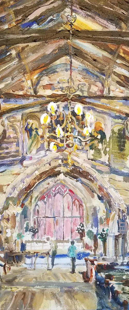 Inside the Church on The Hill. by Victoria Mironenko Myron